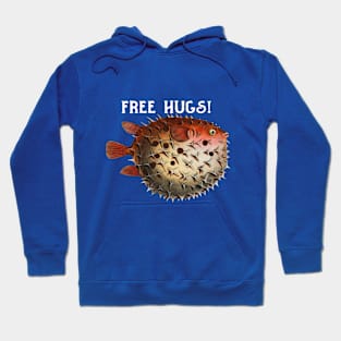 Free Hugs Pufferfish Hoodie